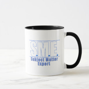 CANECA PERITO WHITE/BLUE DO ASSUNTO DO LOGOTIPO DO SME