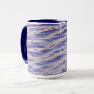 Caneca Periwinkle Blue Water Abstrato Art Mug
