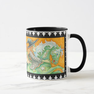 Caneca PERMITE EVE A imagem do espelho do combo e do cava