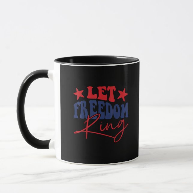 Caneca Permitir a vinda retrógrada do anel de liberdade (Esquerda)