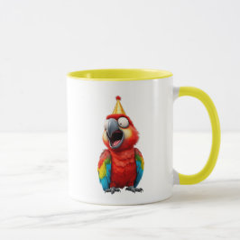 Caneca Perroquet qui se prend pour un clown.