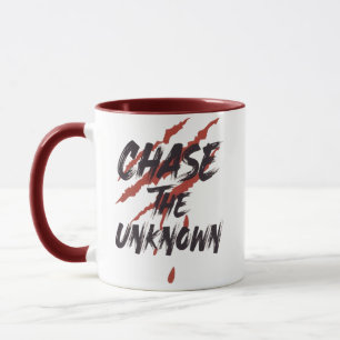 Caneca Perseguir o Desconhecido – Gráficos de Streetwear 