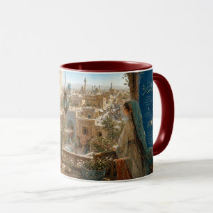 Caneca Persian Art Daughter of the Courtyard Bazaa