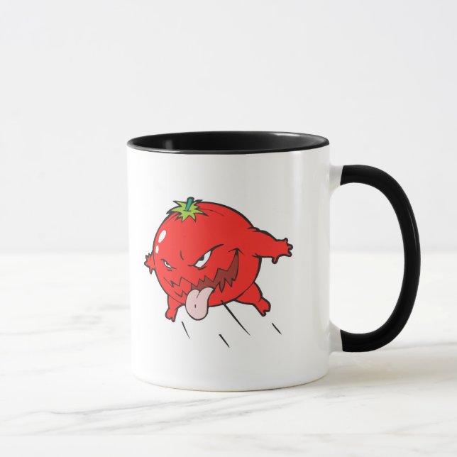 Caneca personagem de desenho animado de tomate podre zang (Direita)