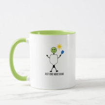 Personagem Divertido de Jogador de Pickleball Segu