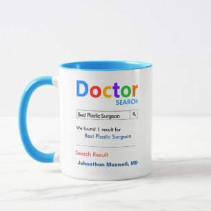 Caneca Personagem Engraçada, Melhor Médico, Cirurgião 