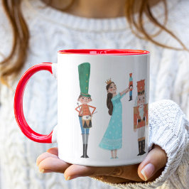 Caneca Personagens do ballet Quebra-Nozes Natal