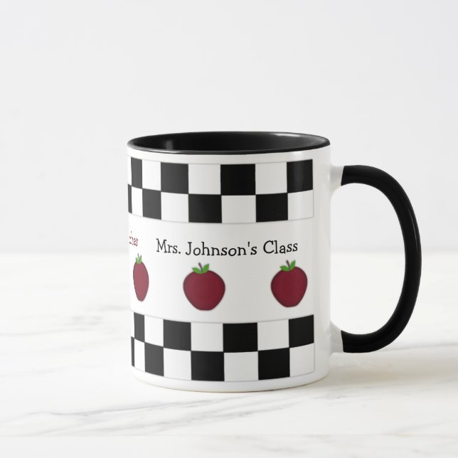 Caneca Personalizada Apple Teacher (Direita)