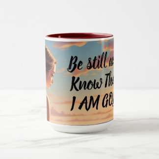 Caneca Personalizada 'Aquietai-vos e Sabei que Eu 