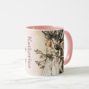 Caneca Personalizada Arthur Rackham Velha Mulher na Madei