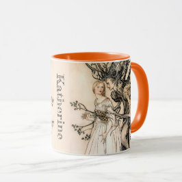 Caneca Personalizada Arthur Rackham Velha Mulher na Madei