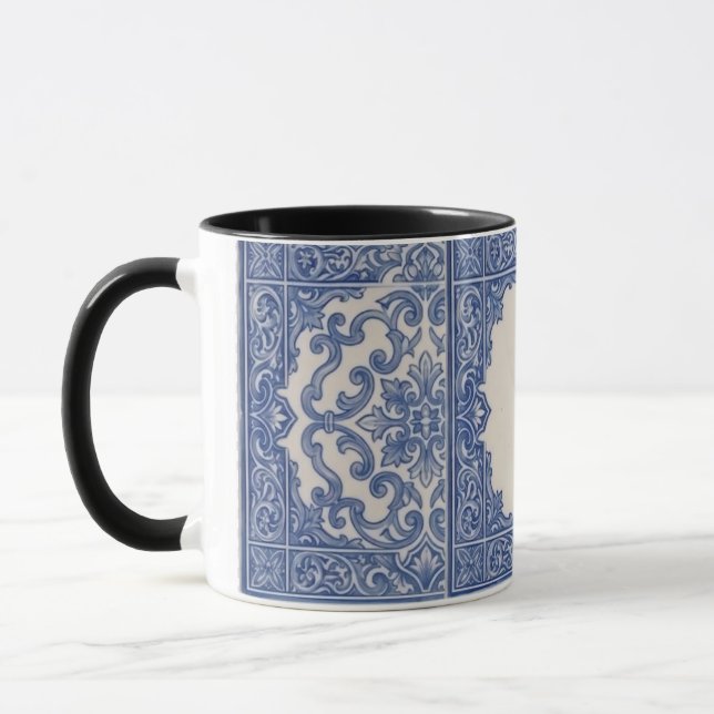 Caneca Personalizada Azulejo Português Mug (Esquerda)