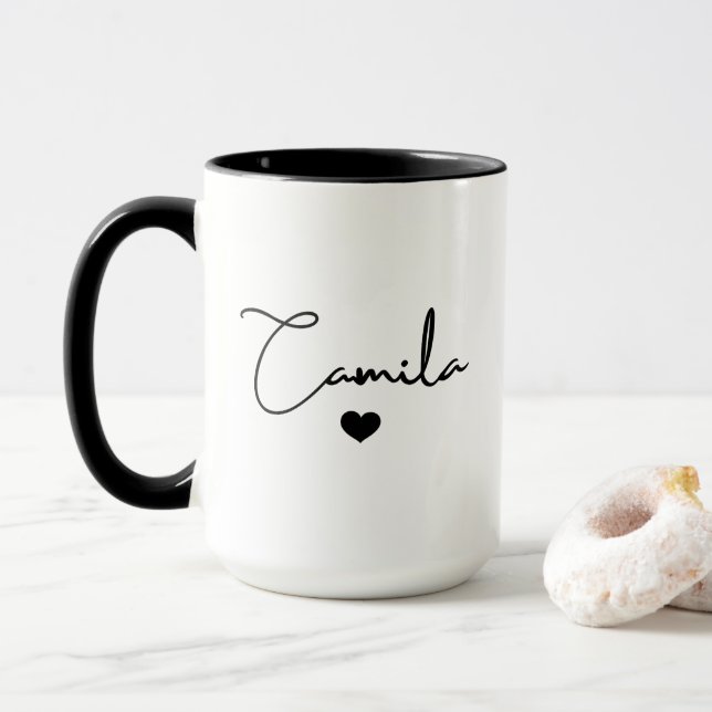 Caneca Personalizada, Caneca com Nome Personalizad (Com Donut)