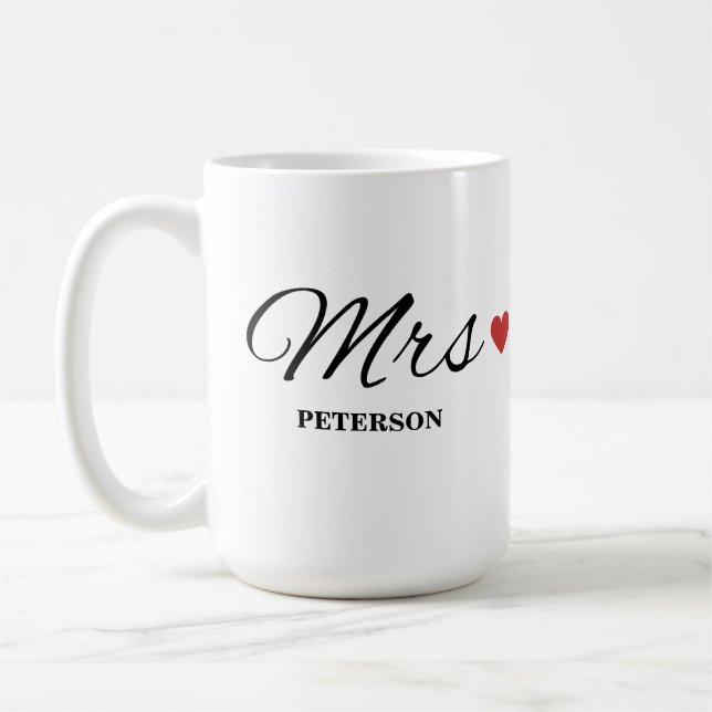 Caneca Personalizada Casal Bodas de Casamento Cane (Esquerda)