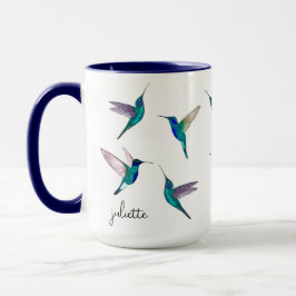Caneca Personalizada com Beija-flores
