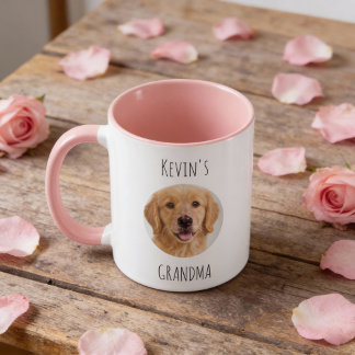 Caneca Personalizada com Foto da VOVÓ do Cachorro