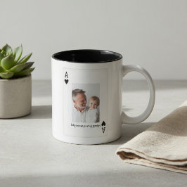 Caneca Personalizada com Foto do Papai | Carta Ás 