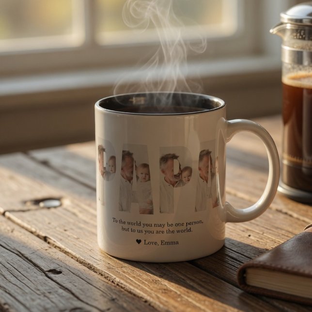 Caneca Personalizada com Foto do Papai | Melhor Pa (Criador carregado)
