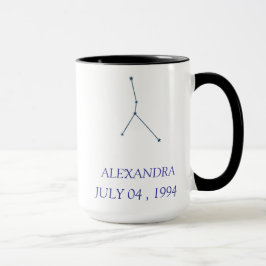 Caneca Personalizada Constelação de Câncer - Zod P