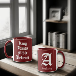 Caneca Personalizada Crente da Bíblia Rei Jaime Cr