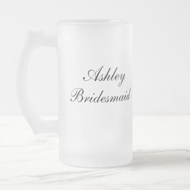 Caneca personalizada da dama de honra (Esquerda)