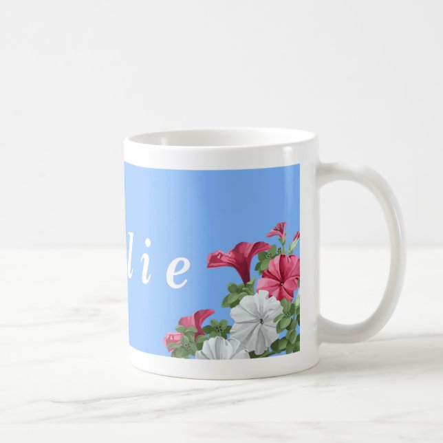 Caneca personalizada da flor (Direita)