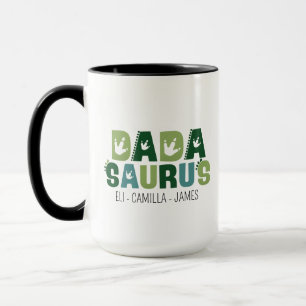 Caneca Personalizada Dadasaurus, Xícara de Café co
