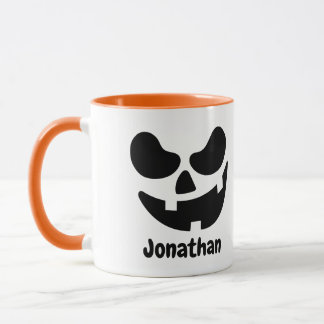 Caneca Personalizada de Abóbora de Halloween