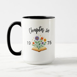 Caneca Personalizada de Aniversário de 50 Anos Pre