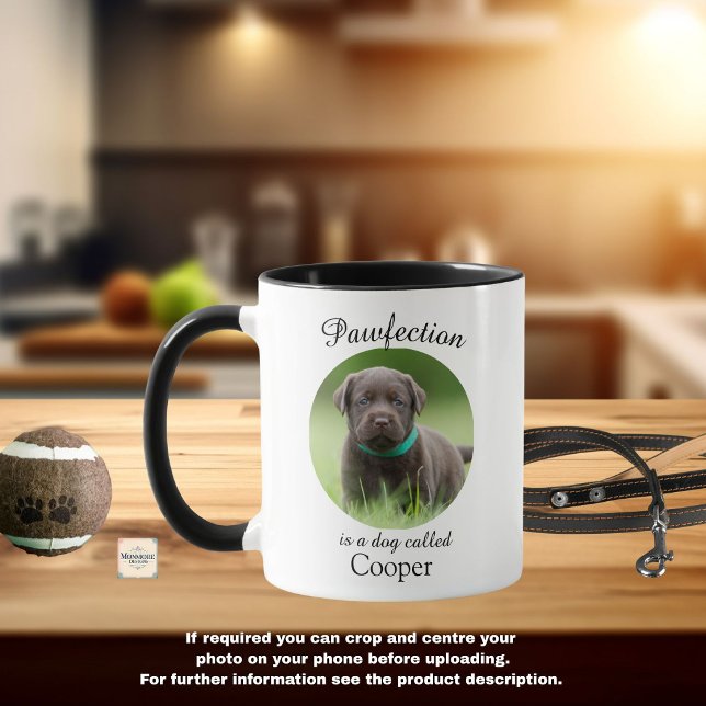 Caneca Personalizada de Cachorro com Foto (Criador carregado)