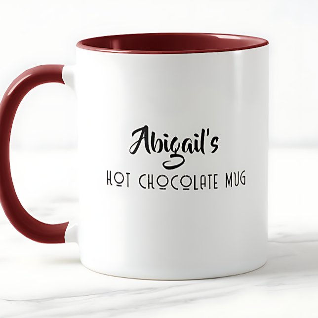 Caneca Personalizada de Chocolate Quente (Criador carregado)