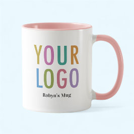 Caneca Personalizada de Duas Cores para Funcionári