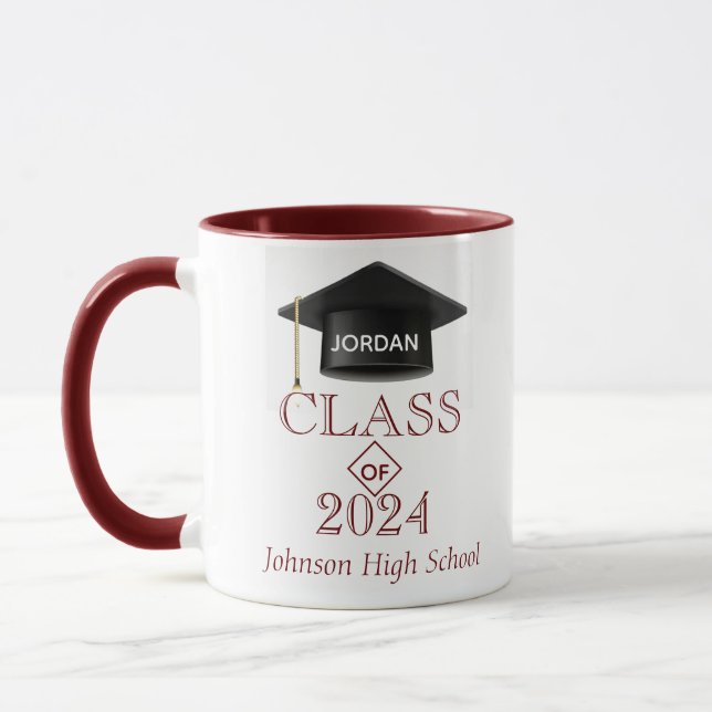 Caneca personalizada de formatura sob medida (Esquerda)