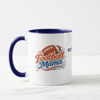 Caneca Personalizada de Futebol para Mãe com Foto