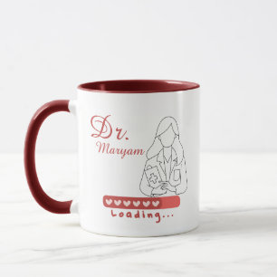 Caneca Personalizada de Médico - Adicione Seu Nome