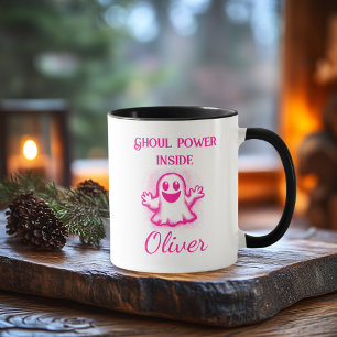 Caneca Personalizada de Neon para Halloween - Dese