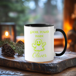 Caneca Personalizada de Neon para Halloween - Desi