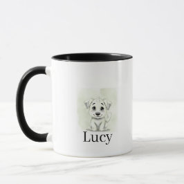 Caneca Personalizada de Pet Moderno com Tipografia