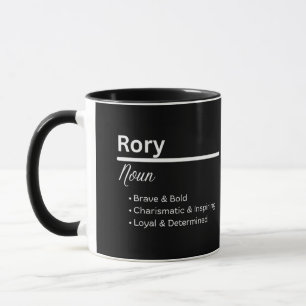 Caneca Personalizada Definição do Nome Rory Mascul