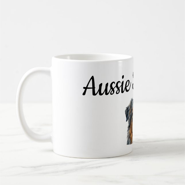 Caneca Personalizada do Australian Shepherd – Pers (Esquerda)
