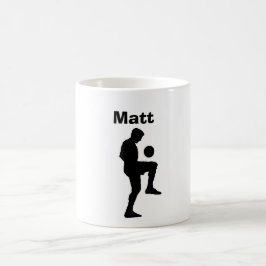 Caneca personalizada do "futebol" (homem)