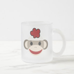 Caneca personalizada do macaco da peúga dos miúdos