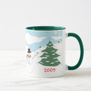 Caneca personalizada do Natal alegre