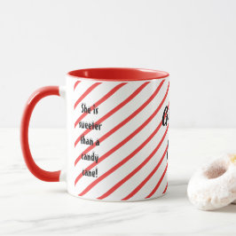 Caneca personalizada do Natal dos gramas