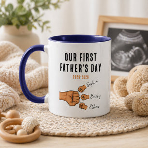 Caneca Personalizada do Nosso Primeiro Dia dos Pai