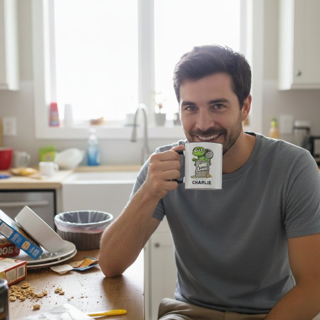 Caneca Personalizada do Oscar, o Grouch Scram (Criador carregado)