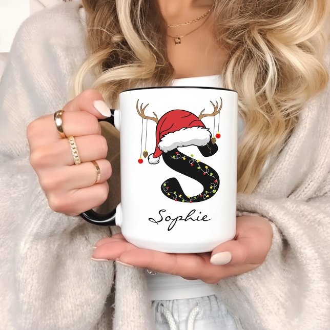 Caneca Personalizada do Papai Noel para Colegas de (holiday coffee mug, Christmas gift for mom, Christmas gift for dad, Christmas mug for friends,)