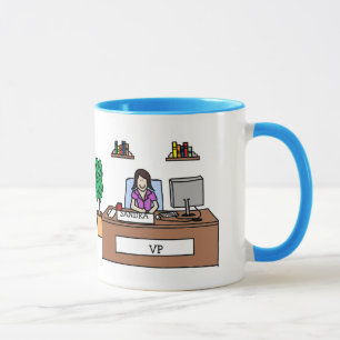 Caneca personalizada dos desenhos animados para VP