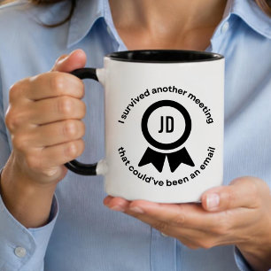 Caneca Personalizada Engraçada de Prêmio de Sobrev