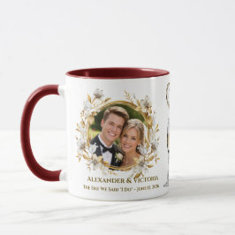 Caneca Personalizada Envio de Fotos de Casamento,